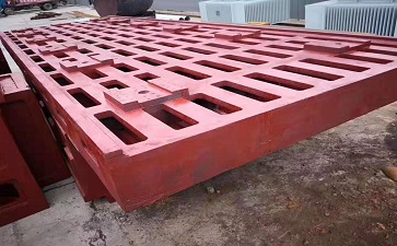 EN-GJL-250 Grau Gusseisenmaschine Maschinenbett